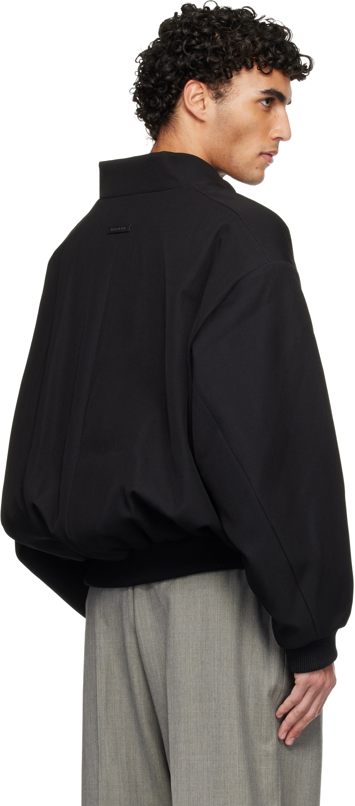 Fear of God Black Bomber Jacket