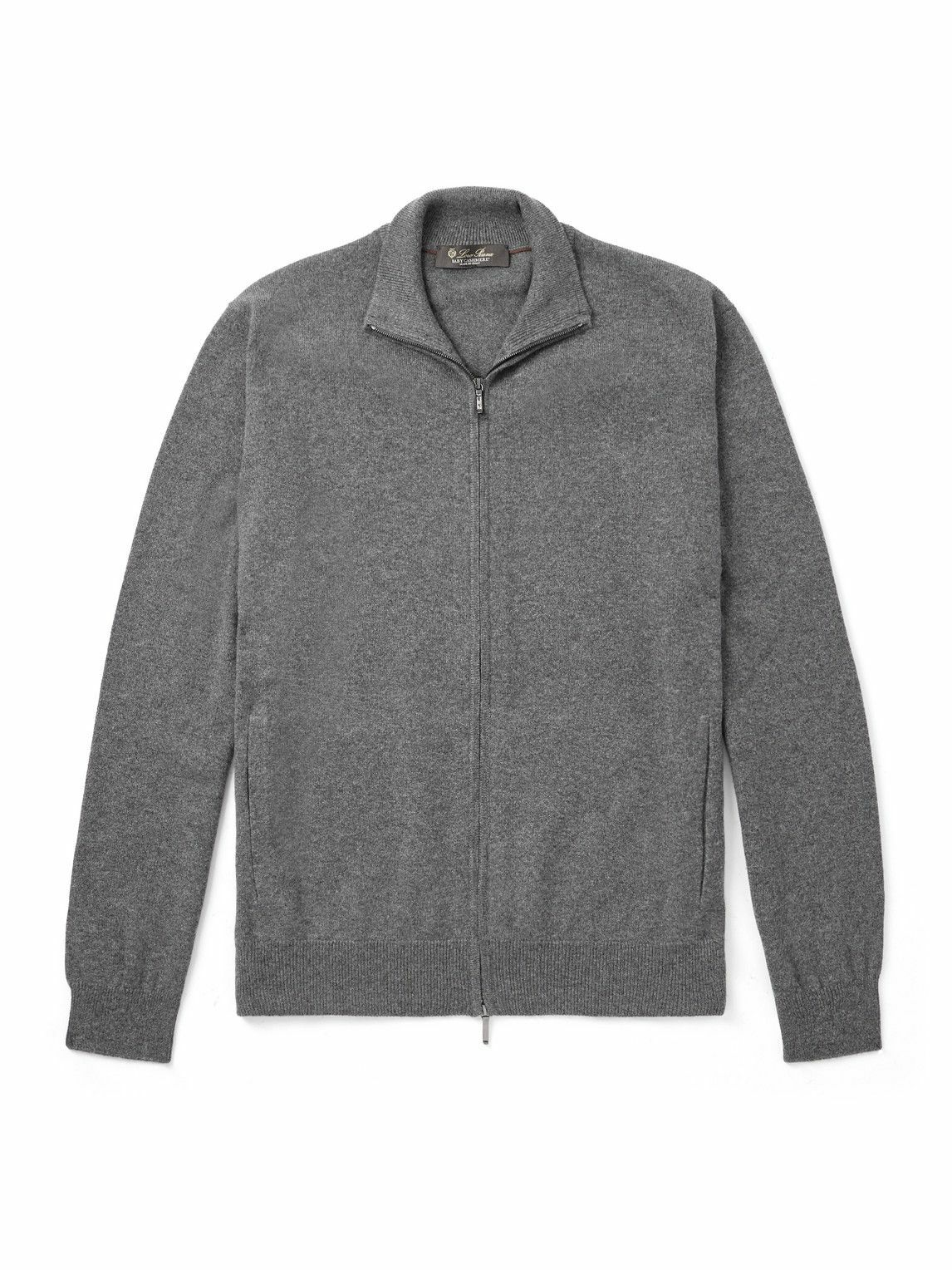 Loro Piana - Cashmere Zip-Up Sweater - Gray Loro Piana
