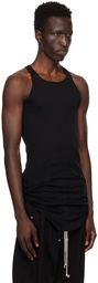 Rick Owens Black Porterville Basic Rib Tank Top