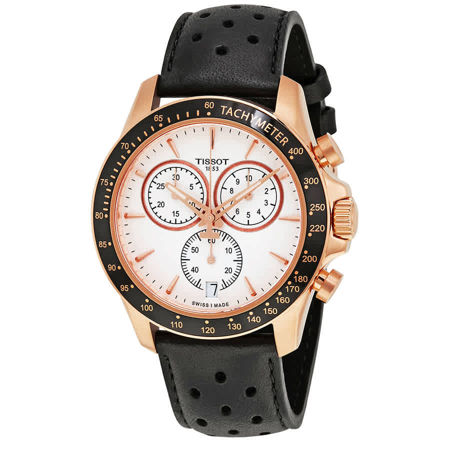 Tissot V8 Chronograph Silver Dial Mens Watch T106.417.36.031.00