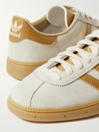 adidas Originals - Munchen Leather-Trimmed Suede Sneakers - White