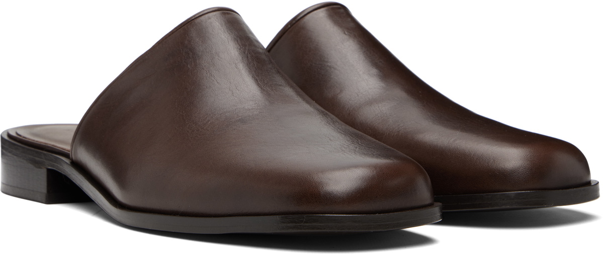 Studio Nicholson Brown Barlow Slip-on Loafers