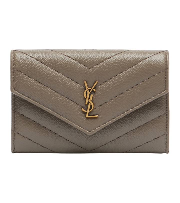 Photo: Saint Laurent Cassandre leather card holder