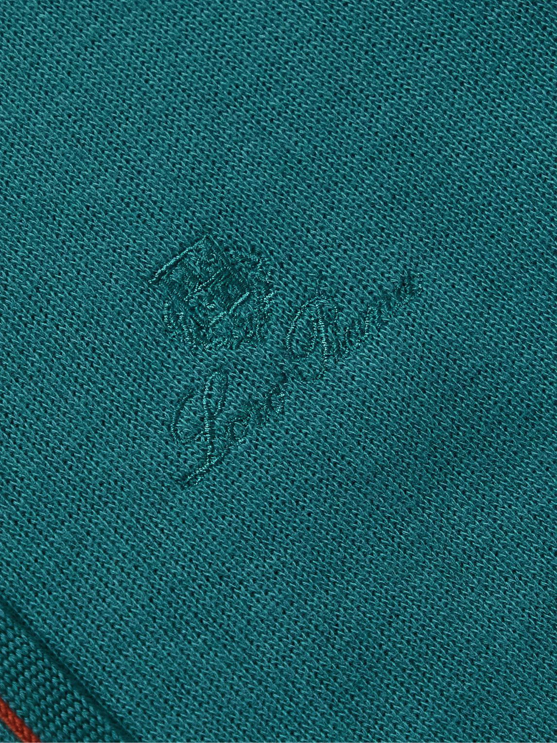 Loro Piana embroidered-logo zip-up Hoodie - Farfetch