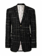 Thom Browne - Checked Tweed Blazer - Black