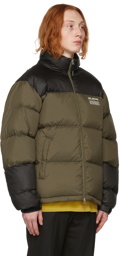 Axel Arigato Khaki & Black Down Observer Puffer Jacket