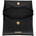 Jil Sander Black Folded Coin Pouch