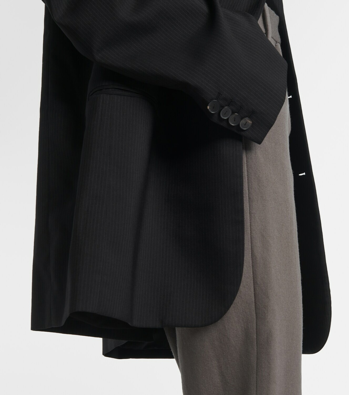 Calvin Klein Collection Viola oversized pinstripe blazer