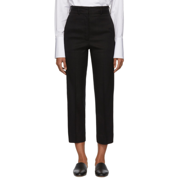Ports 1961 Black Cropped Trousers
