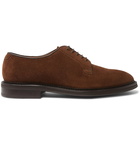 Mr P. - Lucien Polished-Leather Derby Shoes - Brown