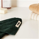 Tekla Fabrics Wash Cloth in Forest Green