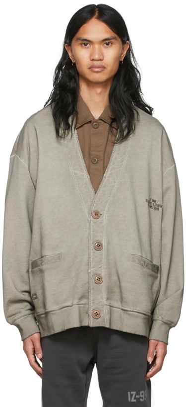 Photo: Izzue Taupe Cotton Cardigan