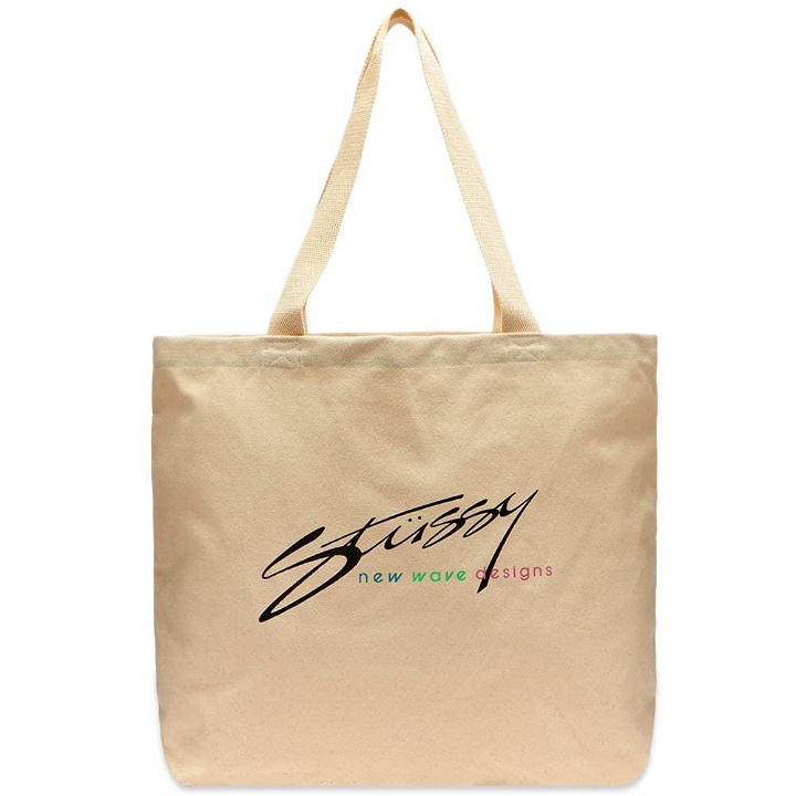 Photo: Stussy New Wave Designs Canvas Tote