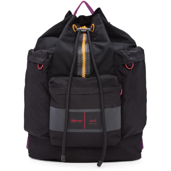 Photo: AMI Alexandre Mattiussi Black Eastpak Edition Nylon Backpack 