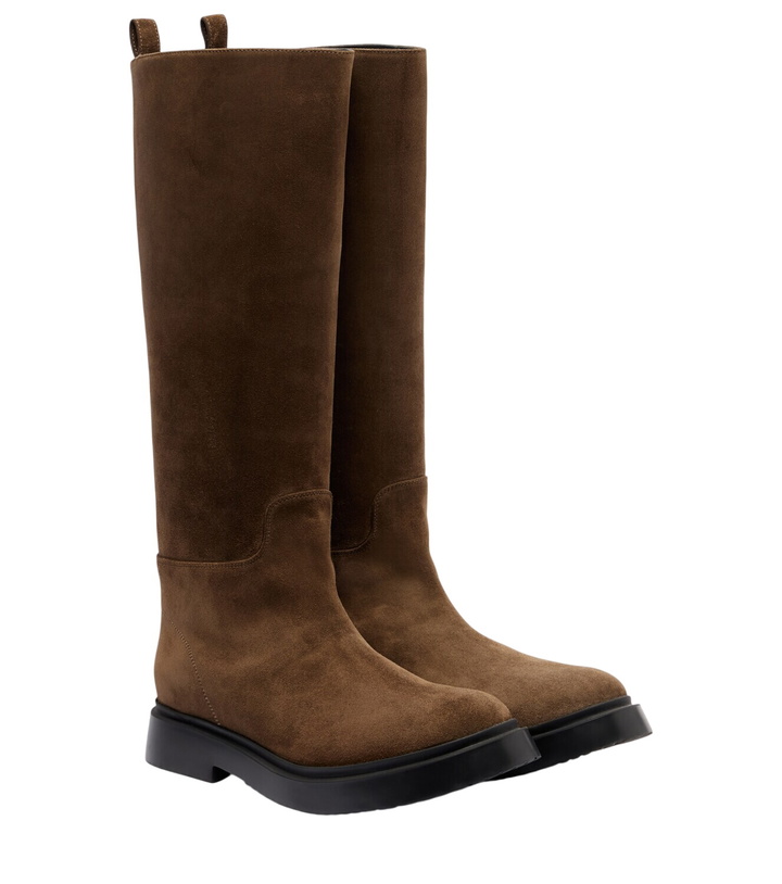 Photo: Proenza Schouler Bank suede knee-high boots