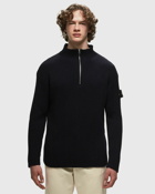 Stone Island Knitwear Full Rib Wool Blue - Mens - Pullovers