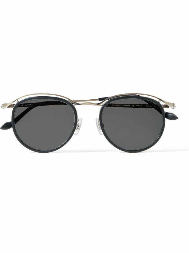Photo: Matsuda - Round-Frame Gold-Tone Metal and Acetate Sunglasses
