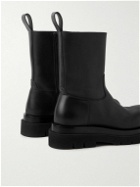 Bottega Veneta - Puddle Leather Chelsea Boots - Black