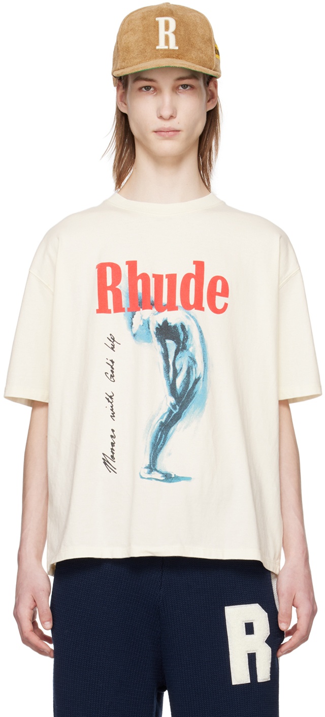 Photo: Rhude Off-White God Help Me T-Shirt