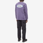 Gramicci Men's Long Sleeve Oval T-Shirt in Purple Pigment