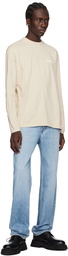 Jacquemus Beige Les Classiques 'Le T-Shirt Manches Longues' Long Sleeve T-Shirt