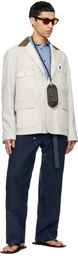 sacai Navy Carhartt WIP Edition Duck Trousers