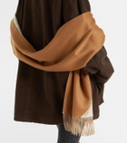 Prada Fringed cashmere scarf
