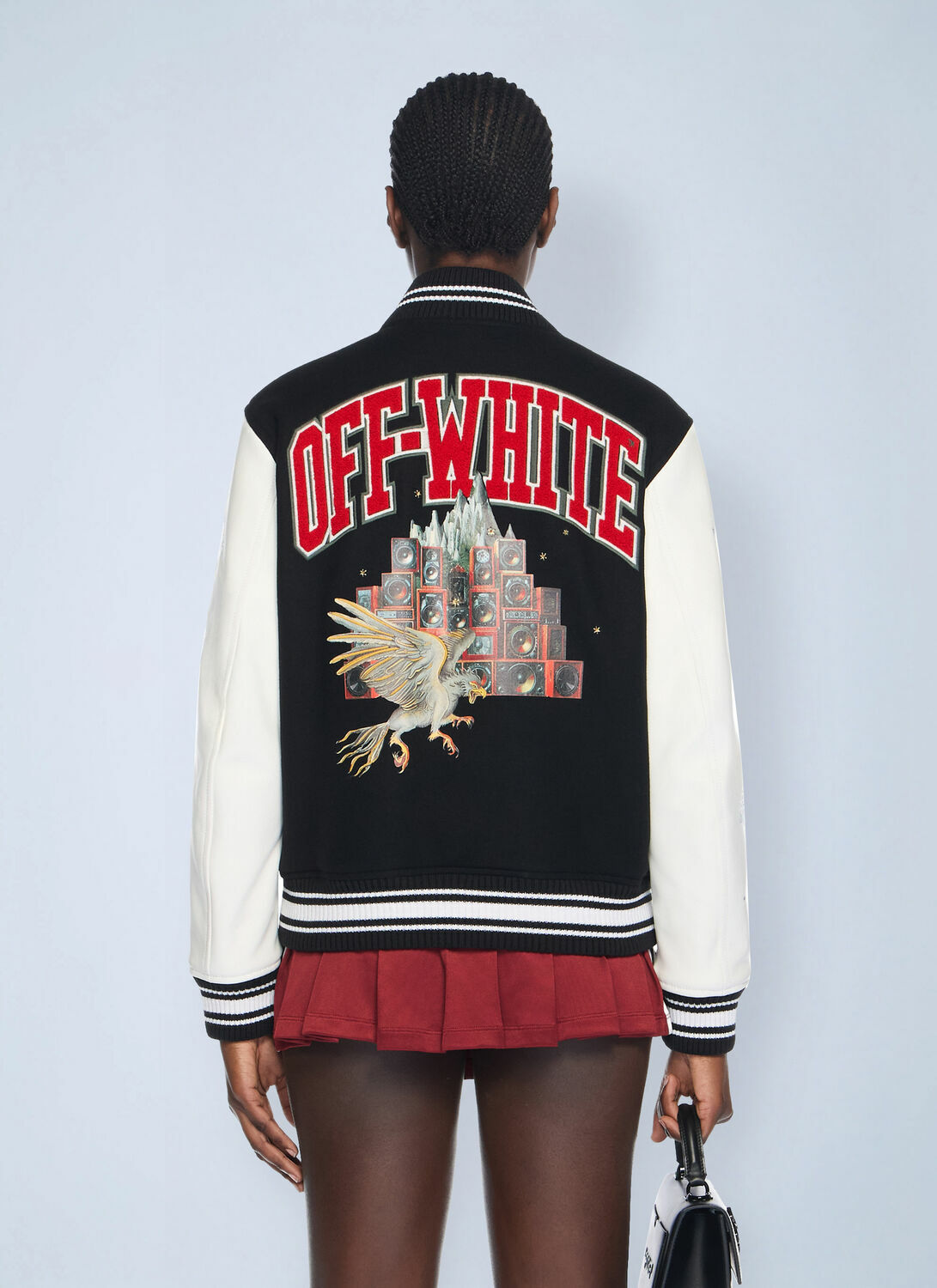 Off-White Wo Soundsystem Varsity Jacket