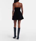 David Koma Velvet miniskirt