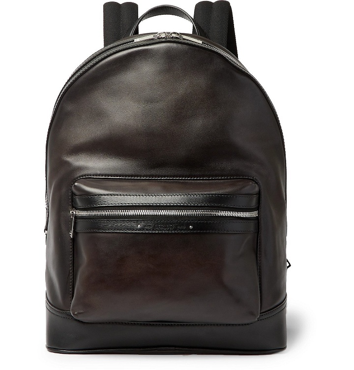 Photo: Berluti - Explorer Venezia Leather Backpack - Black