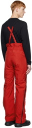 Kanghyuk Red Kolon Sport Edition Padded Ski Trousers