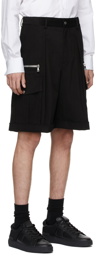 Balmain Black Cargo Bermuda Shorts