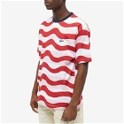 By Parra Men's Striped Over Stripes T-Shirt in Multi