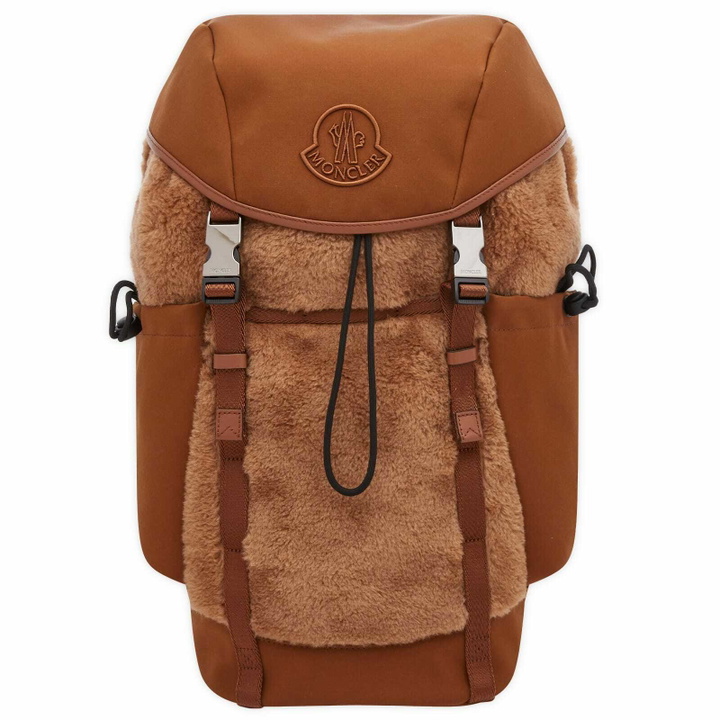 Photo: Moncler Men's Tech Backpack in Brown 