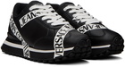 Versace Jeans Couture Black & White Spyke Sneakers