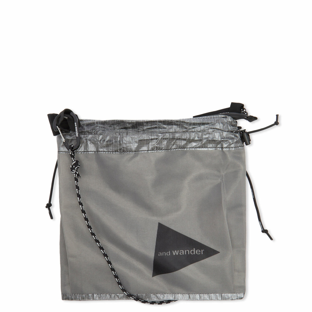 and wander Dyneema Sacoche in Charcoal 