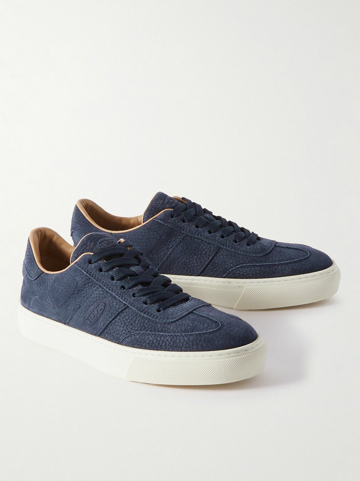 Tod's - Full-Grain Nubuck Sneakers - Blue Tod's