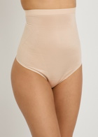 Spanx Invisible High-waist Sculpting Thong Beige
