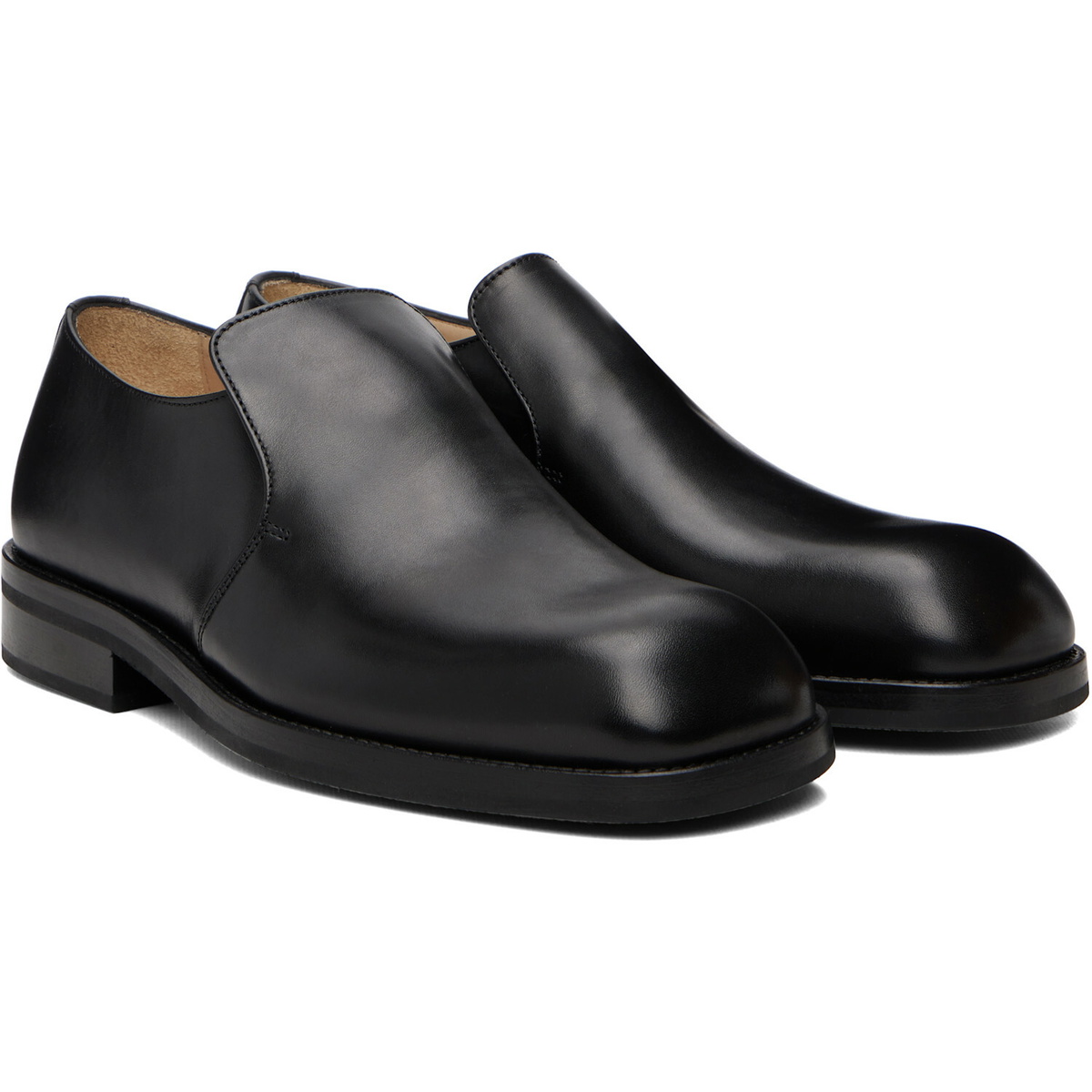 LEMAIRE Black Formal Loafers