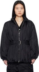 Juun.J Black Padded Windbreaker Jacket