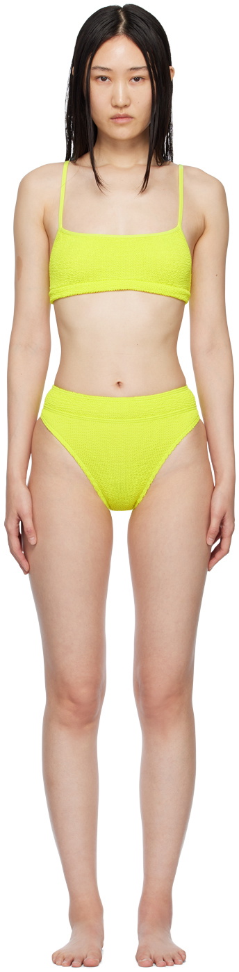 Bond-Eye Yellow Strap Saint & Savannah Bikini Set