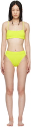 Bond-Eye Yellow Strap Saint & Savannah Bikini Set