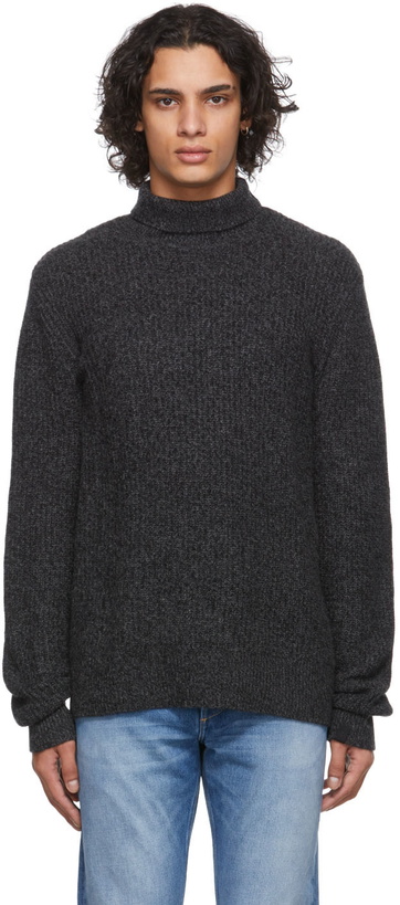 Photo: rag & bone Black Pierce Cashmere Turtleneck