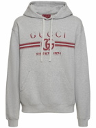 GUCCI Logo Cotton Jersey Hoodie