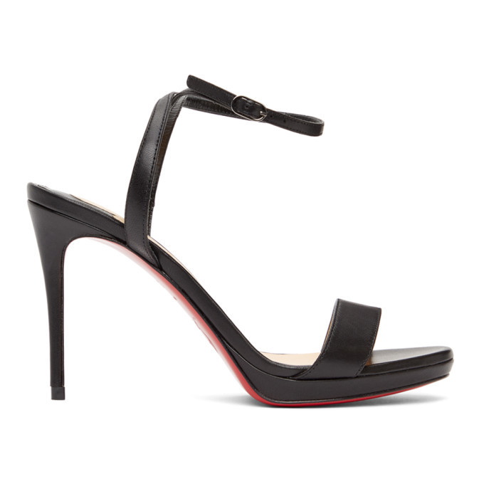 Christian Louboutin Loubi Queen Metallic Red Sole Sandals