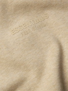 FEAR OF GOD ESSENTIALS - Logo-Appliquéd Cotton-Blend Jersey Sweatshirt - Neutrals