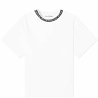 Acne Studios Men's Extorr Logo Rib T-Shirt in Optic White