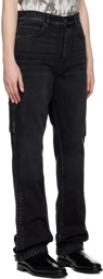 AMIRI Black Stack Workman Jeans