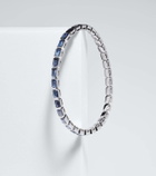 Shay Jewelry 18kt white gold bracelet with sapphires and diamonds
