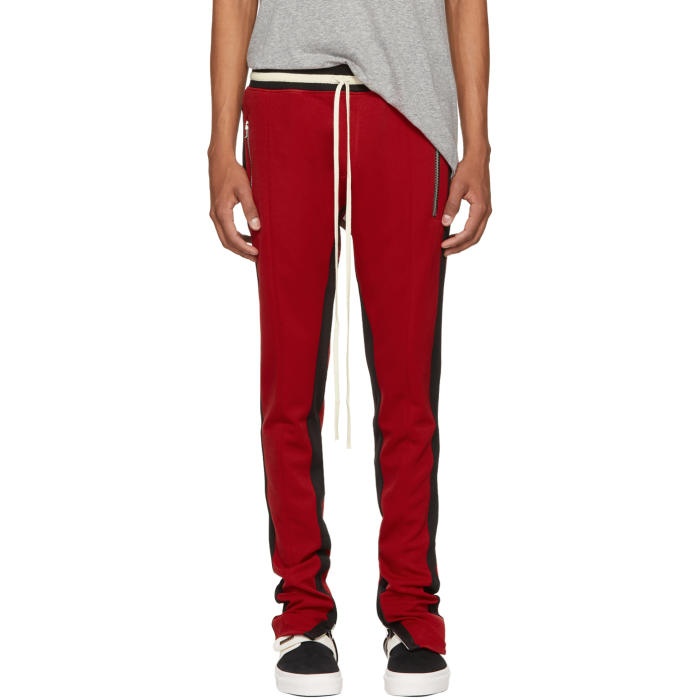 Photo: Fear of God Red Double Stripe Lounge Pants 